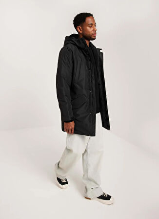 Only & Sons Siyah Erkek Kaban ONSCARL LIFE PARKA OTW NOOS
