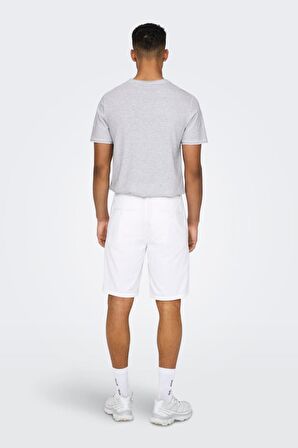 ONSMARK 0011 COTTON LINEN SHORTS NOOS BEYAZ