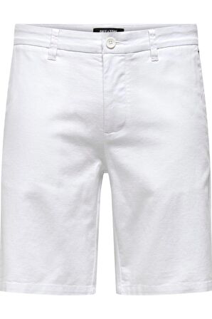 ONSMARK 0011 COTTON LINEN SHORTS NOOS BEYAZ