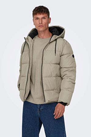 ONLY & SONS ONSMELVIN LIFE HOOD PUFFER JACKET OTW VD 