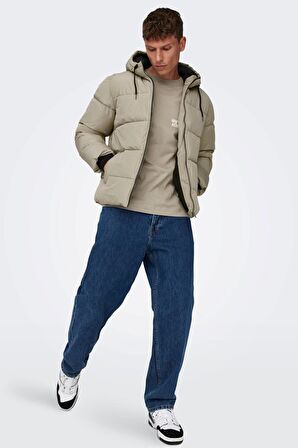 ONLY & SONS ONSMELVIN LIFE HOOD PUFFER JACKET OTW VD 