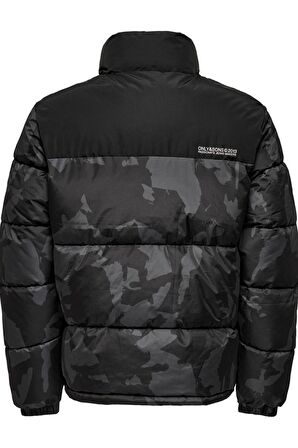 ONLY & SONS ONSMELVIN LIFE LF PUFFER JACKET OTW VD GRİ