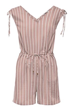 ONLNORA S/L RUCHING PLAYSUIT PTM 