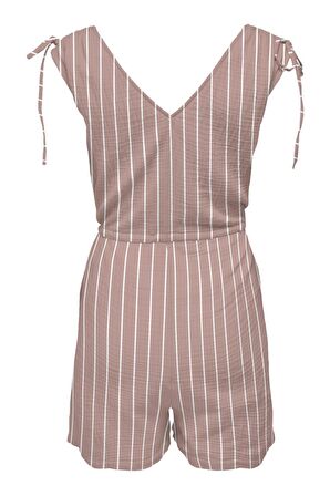 ONLNORA S/L RUCHING PLAYSUIT PTM 