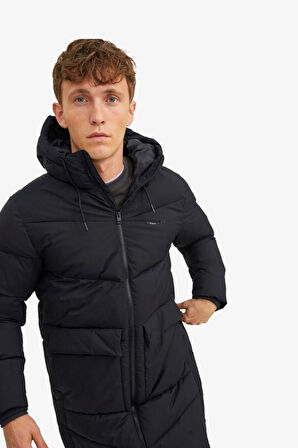 Jack & Jones Jorvesterbro Long Erkek Siyah Mont 12238852-Black