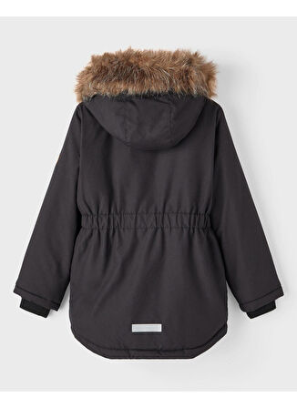 Name İt Siyah Kız Çocuk Mont NKFMARLIN PARKA JACKET PB