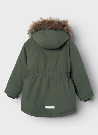 Name İt Haki Kız Çocuk Mont NKFMARLIN PARKA JACKET PB