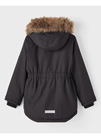 Name İt Siyah Kız Çocuk Mont NKFMARLIN PARKA JACKET PB