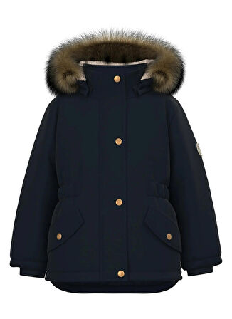 Name İt Siyah Kız Çocuk Mont NMFMARLIN PARKA JACKET PB