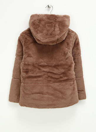 Name İt Kahve Bebek Mont NMFMOSA FAKE FUR JACKET W HOOD PB