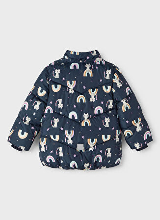 Name İt Lacivert Kız Çocuk Mont NMFMAY PUFFER JACKET KITTY
