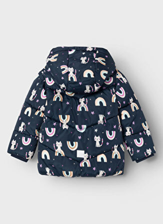 Name İt Lacivert Kız Çocuk Mont NMFMAY PUFFER JACKET KITTY
