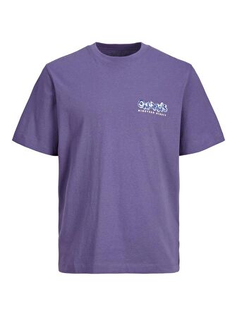 Jack & Jones Jorwavetext Tee Ss Crew Neck Erkek T-Shirt