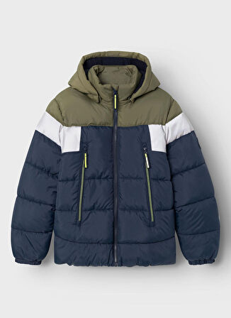 Name İt Lacivert Erkek Mont NKMMONTEL PUFFER JACKET REFL. BLOCK