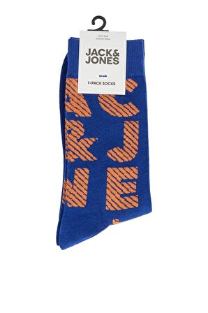 JACK&JONES JACILLUSION COLOR SOCK  MAVİ