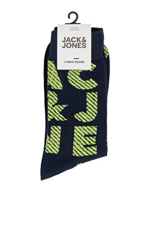 JACK&JONES JACILLUSION COLOR SOCK LACİVERT