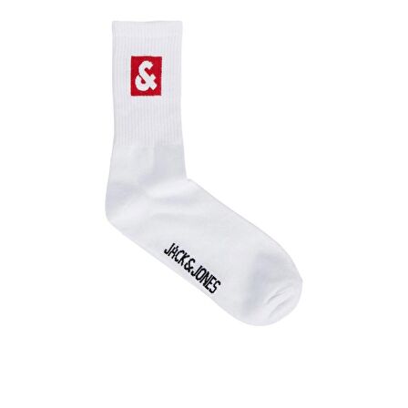 JACK&JONES JACDAN LOGO TENNIS SOCK KIRMIZI 