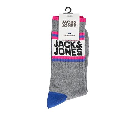 JACK&JONES JACATHLETIC LOGO TENNIS SOCK GRIMELANJ