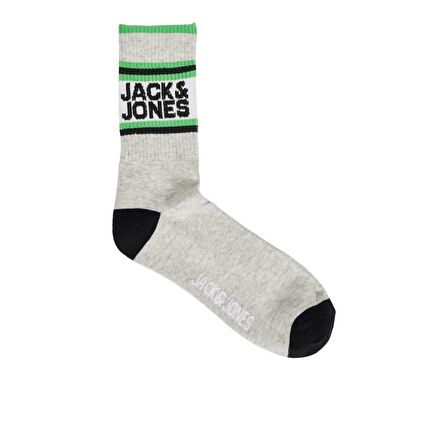 JACK&JONES JACATHLETIC LOGO TENNIS SOCK GRİ