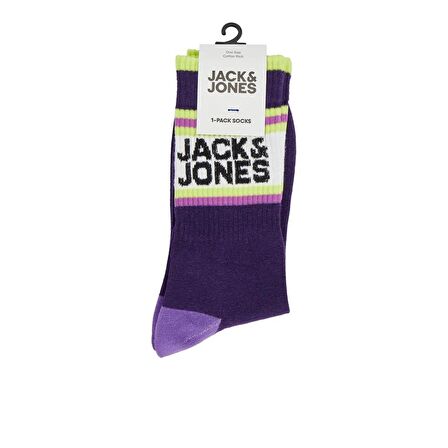 JACK&JONES JACATHLETIC LOGO TENNIS SOCK MAVİ