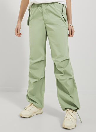 JJXX Yüksek Bel Normal Haki Kadın Pantolon 12234805