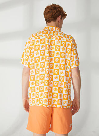 Jack & Jones Normal Turuncu Desenli Erkek Gömlek 12241163_JORGALLERY RESORT SHIRT SS