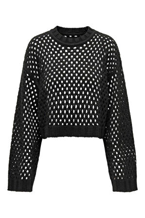 ONLSMILLA SHORT PULLOVER L/S KNT NOOS 