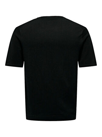 Only & Sons Erkek Yuvarlak Yaka Basic Örme T-Shirt - 22022928