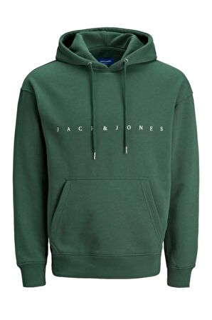 12241687 Jack & Jones Jorvesterbro Sweat Hood Noos Erkek Sweat Holly Green