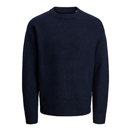 Jack&Jones Bisiklet Yaka Lacivert Erkek Kazak 12215468