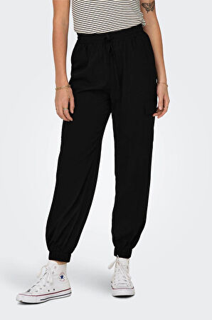 Only Kadın Onlkatınka Yüksek Bel Kargo Pantolon 15301008 Siyah