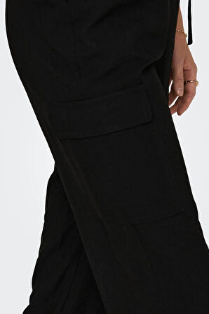 Only Kadın Onlkatınka Yüksek Bel Kargo Pantolon 15301008 Siyah