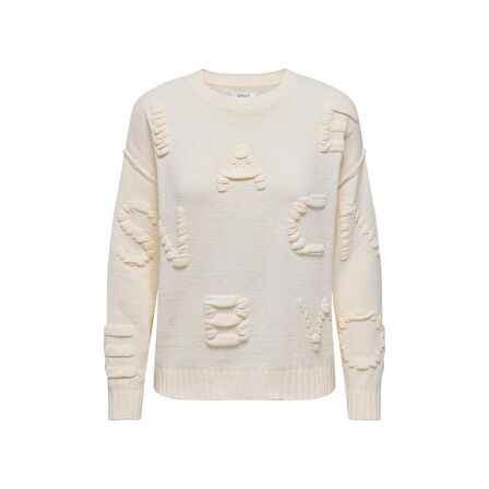 Only Kadın Harf Desenli Kazak - 15301734