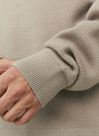 Jack & Jones Bisiklet Yaka Standart Krem Erkek Kazak 12242512_JORRAY KNIT CREW NECK