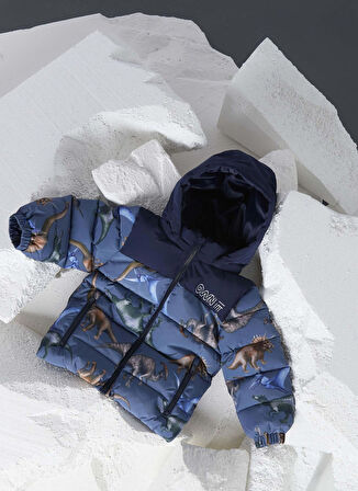 Name İt Mavi Erkek Mont NMMMEDOW03 JACKET DINO DREAM FO