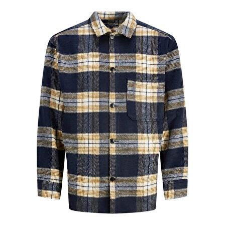 Jack&Jones Rahat Kesim Lacivert Erkek Gömlek 12239303