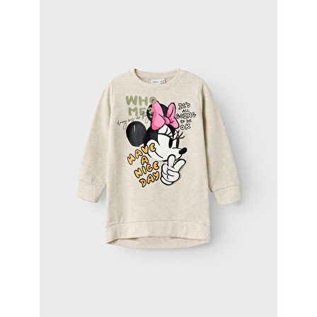 Name It Disney Bej Kız Çocuk Sweatshirt 13221139