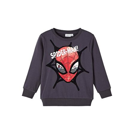 Name It Spiderman Antrasit Erkek Çocuk Sweatshirt 13221195