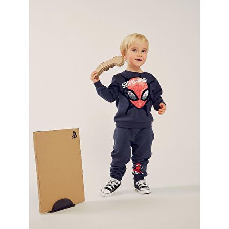 Name It Spiderman Antrasit Erkek Çocuk Sweatshirt 13221195