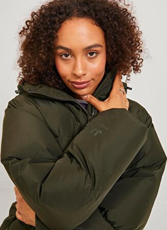 JJXX Koyu Yeşil Kadın Mont JXMISTY DOWN BLEND PUFFER JACKET OT