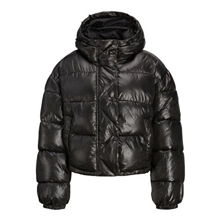 Jack & Jones 12236544 Jxpearl Shine Puffer Jacket Otw Sn Siyah