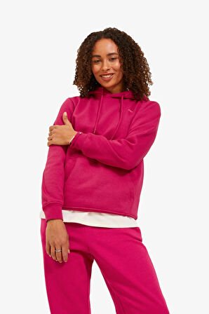 JJXX Jxabbie Rlx Ls Every Hood Swt Noos Kadın Pembe Sweatshirt 12223961-Pink