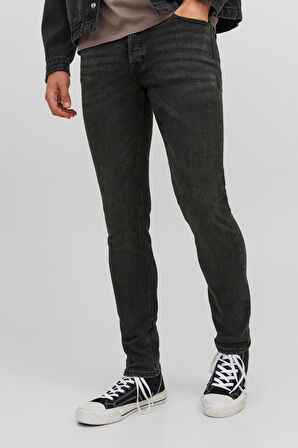 Jack & Jones Erkek Jjglenn Jjoriginal Mf 772 Dar Kesim Kot Pantolon 12237350 Siyah