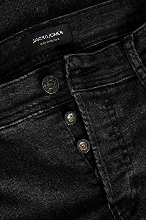 Jack & Jones Erkek Jjglenn Jjoriginal Mf 772 Dar Kesim Kot Pantolon 12237350 Siyah