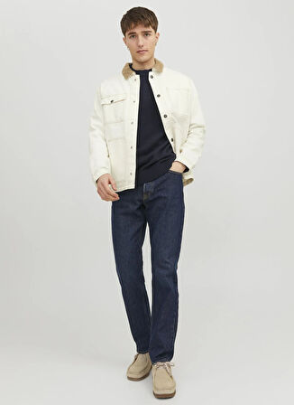Jack & Jones Yüksek Bel Rahat Erkek Denim Pantolon 12237276_JJICHRIS JJORIGINAL AM 383