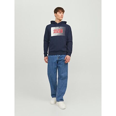 JJECORP LOGO SWEAT HOOD PLAY NOOS LACİVERT 