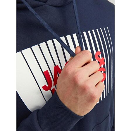 JJECORP LOGO SWEAT HOOD PLAY NOOS LACİVERT 