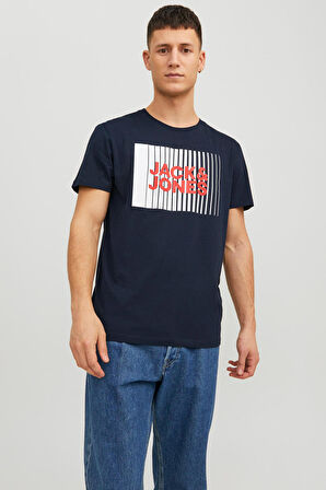 Jack & Jones Lacivert Erkek T-Shirt