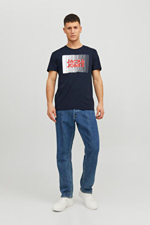 Jack & Jones Lacivert Erkek T-Shirt