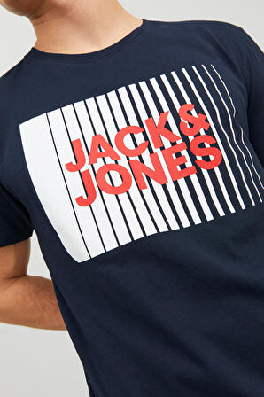 Jack & Jones Lacivert Erkek T-Shirt